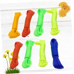 Nylon Kledinglijn - Waslijn Touw - Buiten Drogen - Weerbestendig Verstevigd - 8x 10 Meter - Willekeurig — thumbnail 5
