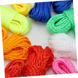 Nylon Kledinglijn - Waslijn Touw - Buiten Drogen - Weerbestendig Verstevigd - 8x 10 Meter - Willekeurig — thumbnail 2