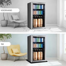 Koelkastmat - Opvangbak Wasmachine - Vloer Beschermen - Morswerende Technologie - 60x60x1.5cm - Grijs — thumbnail 5
