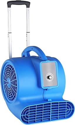 Industriële Ventilator - Vloerdroger Blower - Snel Drogen - Krachtige Koperen Motor - 45x45x38 cm - Zwart — thumbnail 1