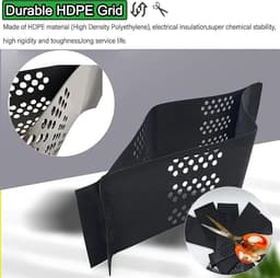 Grondroostersysteem - Stabilisatierooster - Oprit Aanleggen - Hoge Belasting - 2 Inch Hoog - Zwart — thumbnail 5