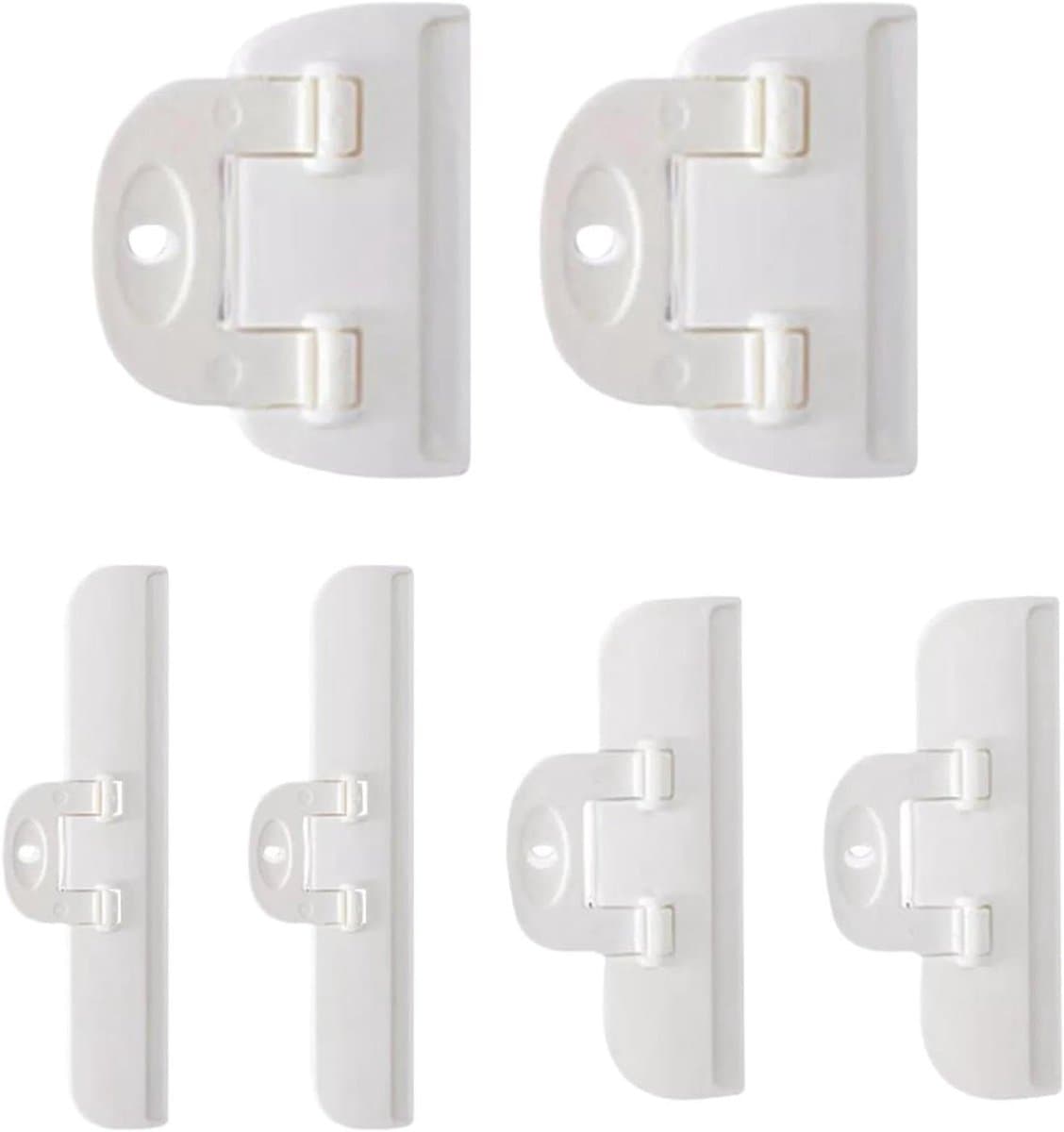 Zakken Klemmen - Afsluitclips - Voedsel Bewaren - Sterke Antislip Afsluiting - Set van 6 - Grijs — afbeelding 1