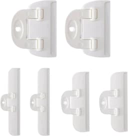 Zakken Klemmen - Afsluitclips - Voedsel Bewaren - Sterke Antislip Afsluiting - Set van 6 - Grijs — thumbnail 1