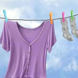 Wasknijpers Plastic - Kleding Klemmen - Kleding Ophangen - Lichtgewicht Ontwerp - 120 Stuks - Gemengde Kleuren — thumbnail 5