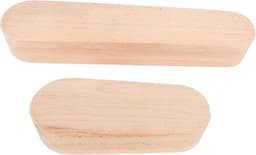 Kleermakersklappers Set - Naaigereedschap Hout - Naden Persen - Dubbele Groeven - 7 en 12 Inch - Houtkleur — thumbnail 3