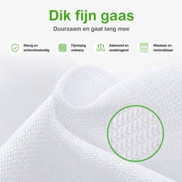 BOTC Waszakken - 90*110cm Waszak Groot - 1 set van 2 stuks - Waszak Wasmachine - Laundry bag - Waszakken - Wit — thumbnail 4