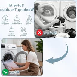 Set van 4 Mesh Waszakken voor de Wasmachine, Duurzame Waszakken voor Delicate Kleding, Ideaal voor Reis en Studentenhuis — thumbnail 4