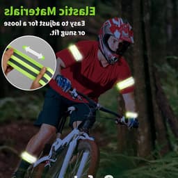 Reflecterende riem voor outdoor jogging en hardlopen - Set reflectorriemen met reflecterende armbanden — thumbnail 2