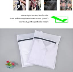 Set van 2 Herbruikbare Wasnetten 50 x 60 cm voor Kleding, Schoenen en Bh's, Ideaal voor Wassen — thumbnail 2