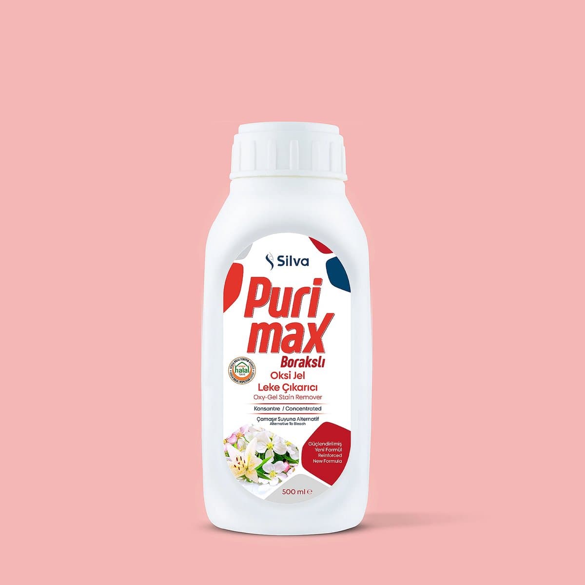 Silva - Purimax - Oxi Gel Vlekverwijderaar - 500ml - Witte was -Vegan — afbeelding 1