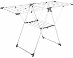 Five Wasrek/droogrek - metaal - 150 x 61x 96 cm - staand/inklapbaar — afbeelding 1
