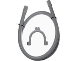 Dparts afvoerslang 1,5m - 19x22mm - voor wasmachine en vaatwasser - inclusief bocht - universeel afvoer waterslang - 150cm - 1,5 meter
