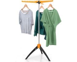 Stevig Inklapbaar Droogrek - Kleding Droogrek - Geschikt voor Thuisgebruik - 1 stuk - Wit - Metaal