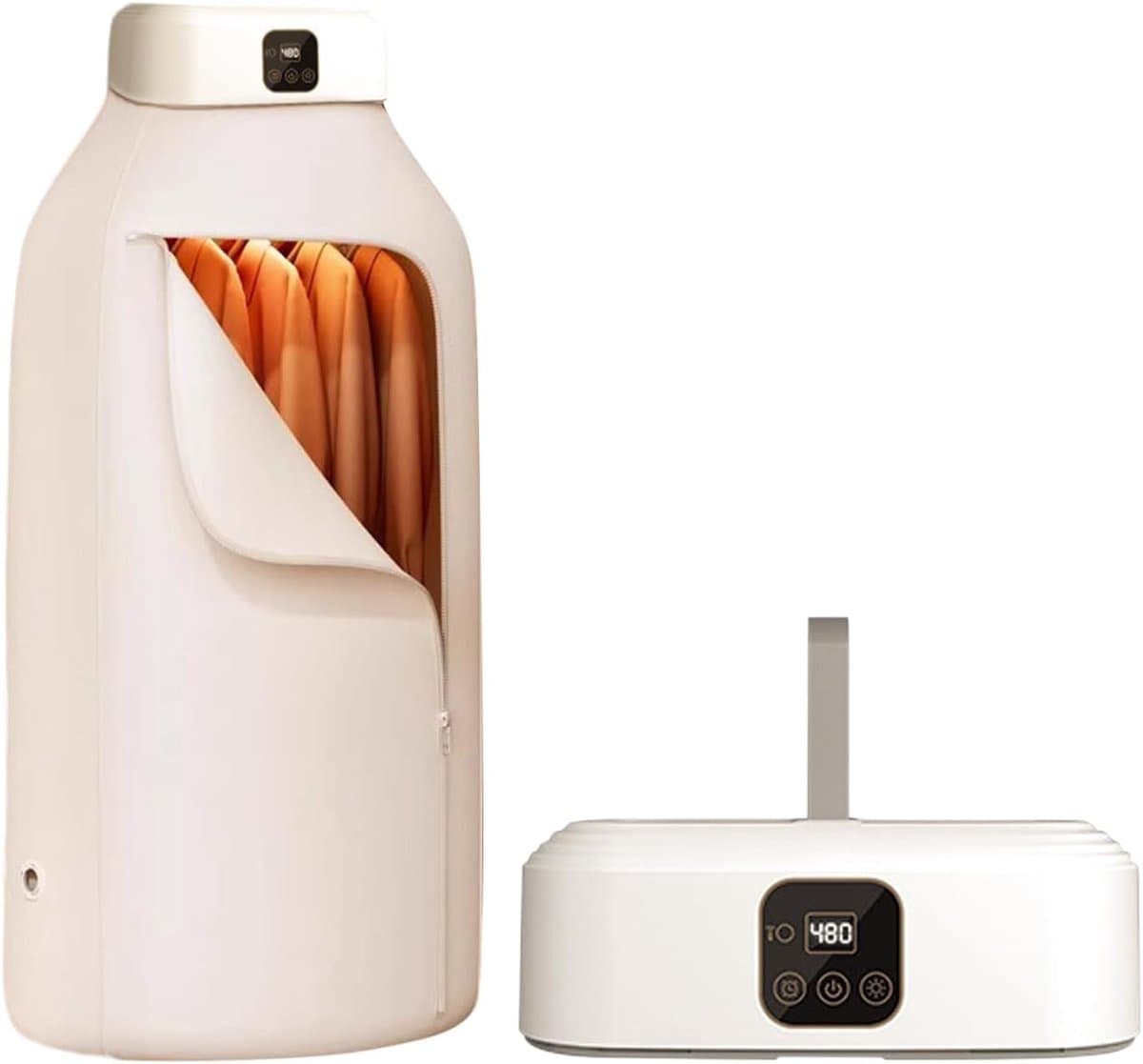 Mini-droger 600 W - Draagbaar met UV-sterilisatie - Warmtepomp technologie — afbeelding 1