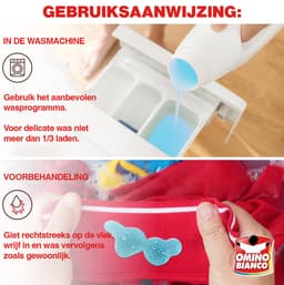 Omino Bianco Blanc - Vloeibaar wasmiddel - Voor witte was - 6 x 1.48 L - Geconcentreerd — thumbnail 3