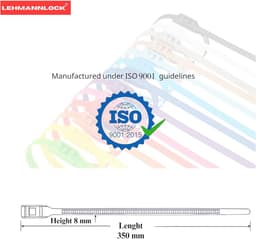 Veilige kabelbinders voor speelruimtes - 500 stuks - 350 x 8 mm in verschillende kleuren — thumbnail 3