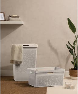 Tatay Bohol Ecohome Wasmand 40l Zilver — thumbnail 4