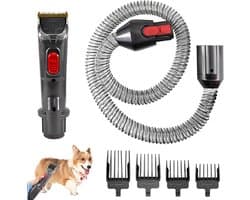 6 stuks elektrische hondenzuigerset inclusief slangen, scheerapparaat en reservekoppen - professionele hondentondeuse accessoires voor Dyson