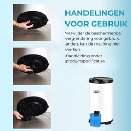 Lodgy® - Centrifuge - Droogzwierder - Centrifuge voor Wasgoed - Mini Wasdroger — thumbnail 5