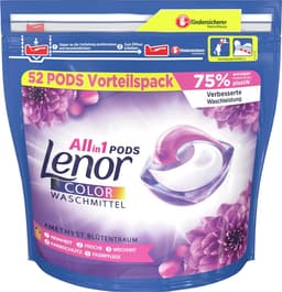 Lenor All in 1 Wasmiddel Pods Amethist & Bloemen Boeket - 2x52 Wasbeurten - Voordeelverpakking — thumbnail 2