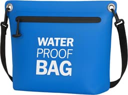 Tas, lichte Dry Bag waterdichte zak voor outdoor, camping, wandelen, strand, kajakken, zwemmen, blauw, 6 Liter — thumbnail 1