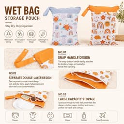 wetbag, 2 waterdichte tassen 30 × 40 cm — thumbnail 5