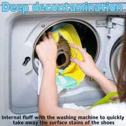Waszak voor Schoenen, 2 Stuks met Verborgen Rits, Herbruikbare Waszak voor het Wassen van Sneakers en Sportschoenen in de Wasmachine — thumbnail 5
