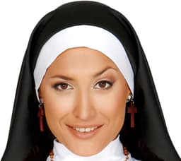 Kostuums | Vrome Non | Vrouw | Maat 38-40 | Carnaval kostuum | Verkleedkleding — thumbnail 3