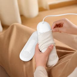 Draagbare schoenendroger met verwarming en deodorizer - 3 timerstanden, veilig en vlamvertragend, perfect voor schoenen, handschoenen en sokken — thumbnail 4