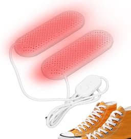 Draagbare schoenendroger met verwarming en deodorizer - 3 timerstanden, veilig en vlamvertragend, perfect voor schoenen, handschoenen en sokken — thumbnail 3