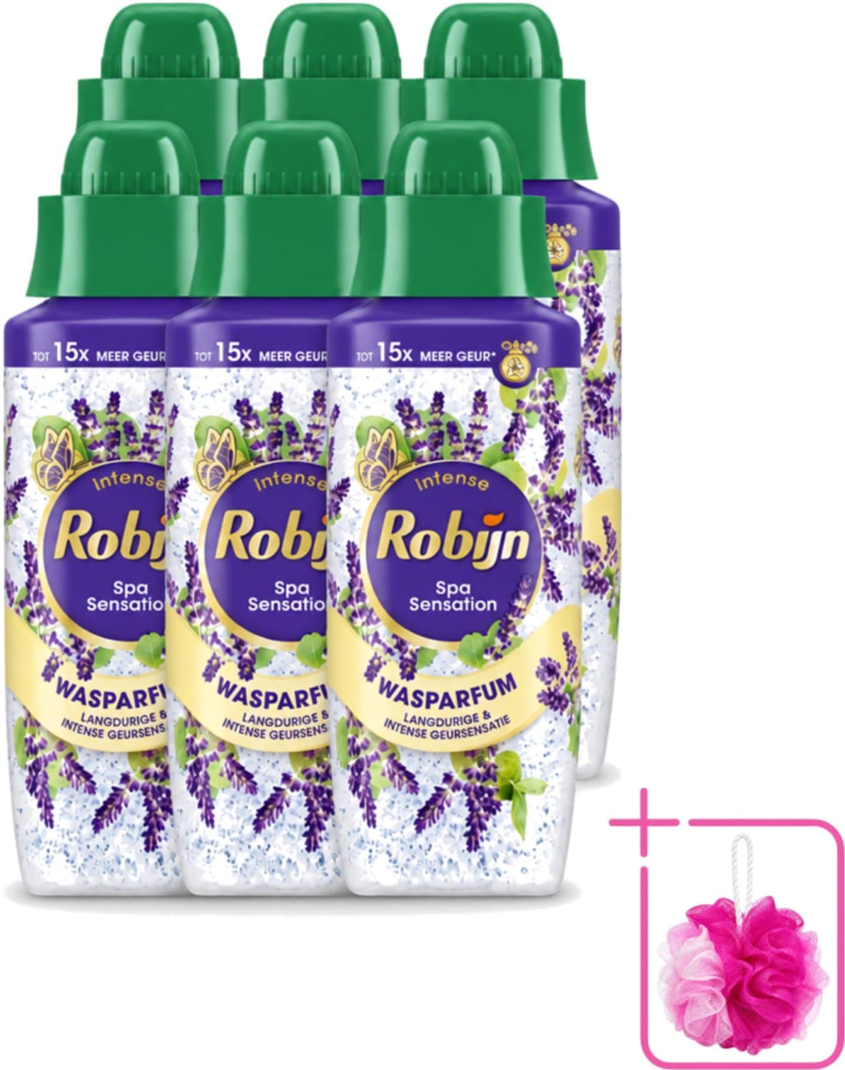 6 x Robijn – Wasparfum – Intense Spa Sensation – 342 ml - Bulkverpakking - Wasparfum - Geur — afbeelding 1