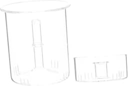 1set Duidelijke Glas Infuser Voor Loose Leaf Thee Verstelbare Filter Accessoire Voor Koken Brouwen Voor Thuis Kantoor Theewinkels — thumbnail 1
