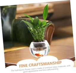 1set Glazen Bloemenvase Voor Hydroponische Planten Elegante Bloemhouder Plant Pot Voor Thuis Kantoor Decoratie Creatief Functioneel Ontwerp Voor Bloemenwinkels Bijzondere — thumbnail 4