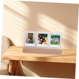 1set Transparant Foto Display Frame Minimalistisch Tafelframe Voor Thuis Kantoor Weergeven Van Herinneringen Decoratie — thumbnail 3