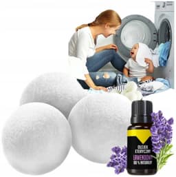 Wolllensokken voor droger met etherische olie - 3 stuks — thumbnail 4