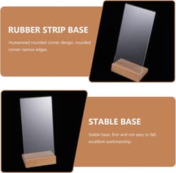 1set Menuhouder Met Basis Verstelbare Tafel Signaalhouder Voor Restaurant Evenementen Stevige Foto Display Stand Voor Advertenties Prijslijsten — thumbnail 5