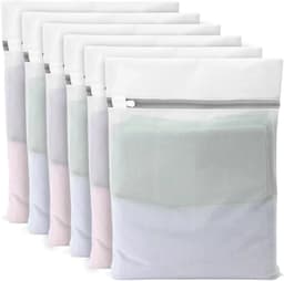 Wasnet - Met rits - 40 x 30 cm - Set van 6 — thumbnail 1