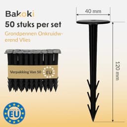 Plastic Grondankers, Set van 50 voor Diverse Tuinprojecten — thumbnail 3