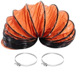 Flexibele kanaalslang - van 10 meter - voor ventilatie en pijpleidingen - PVC-materiaal - duurzaam en flexibel — thumbnail 1
