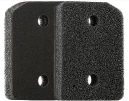 Pyreta-Pluizenfilter geschikt voor Miele wasdroger 9164761 - 2 stuks - Zwart — thumbnail 1
