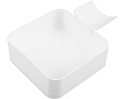 1 stuks -Universele Lekbak Wasmachine - Opvangbak Tegen Lekkage - Afvoerbak voor Wasmachine en Vaatwasser - Eenvoudig te Installeren - Bescherm de Vloer - Afvoerbak Voor Wasmachines - Wit
