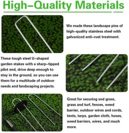 Set van 50 Gegalvaniseerde Grondankers voor de Tuin — thumbnail 5