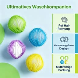 Herbruikbare Wasballen voor Dierenharen in de Wasmachine — thumbnail 3