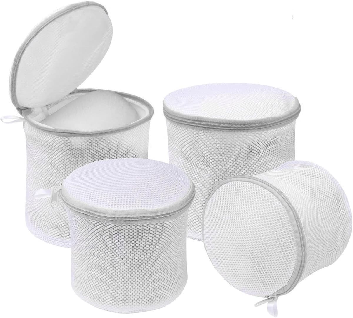 Set van 4 Wasmachine Ondergoed Waszakken met Verborgen Rits — afbeelding 1