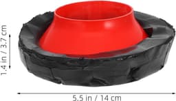 2 Stuks Toilet Voetpakking Spoelklep Ring Toilet Flensafdichting Rubberen Afdichting Pakkingen Potpakking Hardware — thumbnail 3