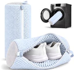 BOTC Waszak schoenen - 2 stuks - Herbruikbaar - Wasmachine&Droger - voor Sneakers en Tennisschoenen - Lichtblauw — thumbnail 1