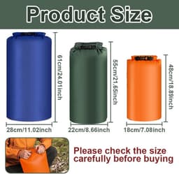 3 Stuks Waterdichte Opbergzakken,Geschikt voor buitenactiviteiten — thumbnail 4