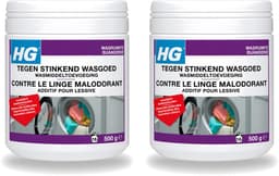 2 x HG - Wasruimte - Tegen Stinkend Wasgoed - Wasmiddeltoevoeging - 500 g - Voordeelverpakking - 2 stuks — thumbnail 1