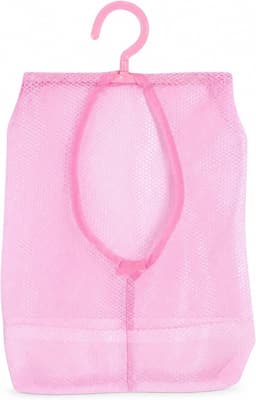 Waszak van Mesh, Multifunctionele Opbergtas van Mesh voor Ondergoed, Reistas met Ophanghaak voor Sokken, Kousen, Bh's en Ander Ondergoed de badkamer. (PINK) — thumbnail 1
