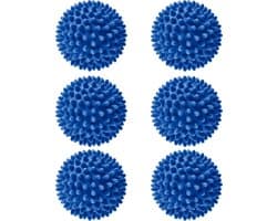 Roegaarden Drogerballen - Wasbollen - 6 Stuks - Siliconen - Sneller droog - Anti-kreuk — afbeelding 1